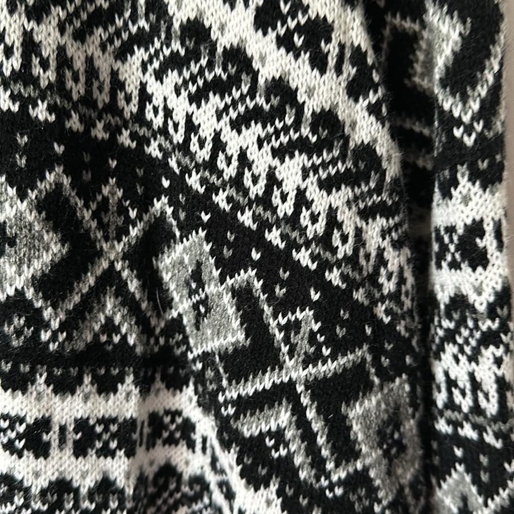 Carolyn Taylor Fair Isle open Cardigan, Medium - Picture 5 of 6